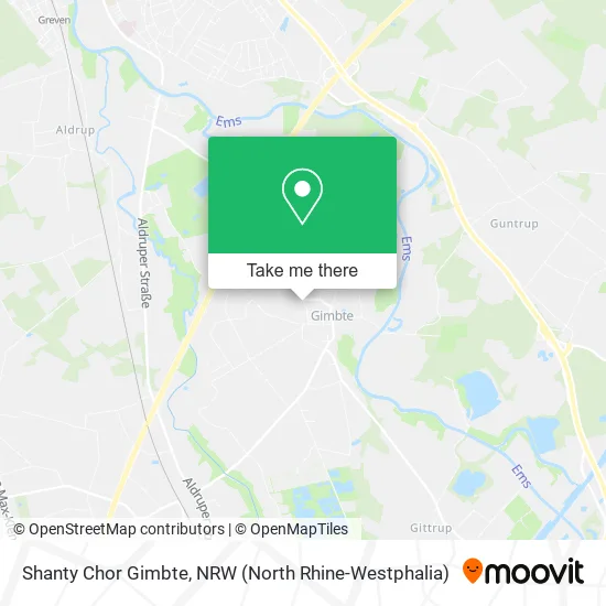 Shanty Chor Gimbte map