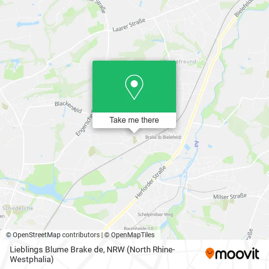 Карта Lieblings Blume Brake de