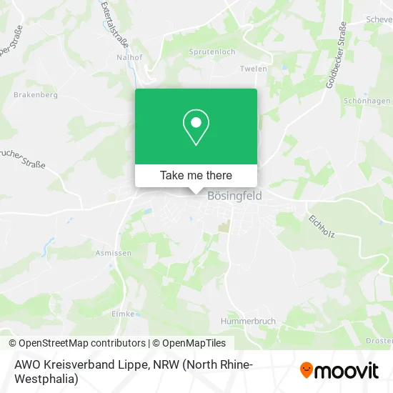 AWO Kreisverband Lippe map