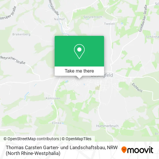 Карта Thomas Carsten Garten- und Landschaftsbau