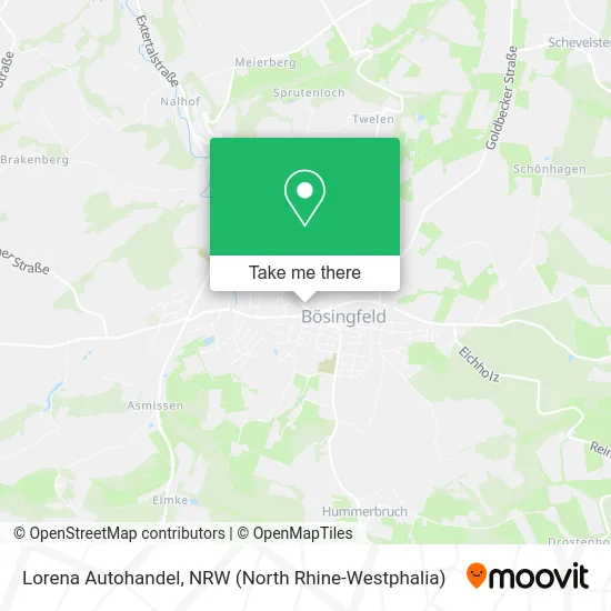 Lorena Autohandel map