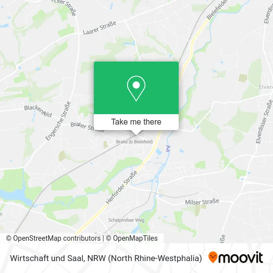 Wirtschaft und Saal map