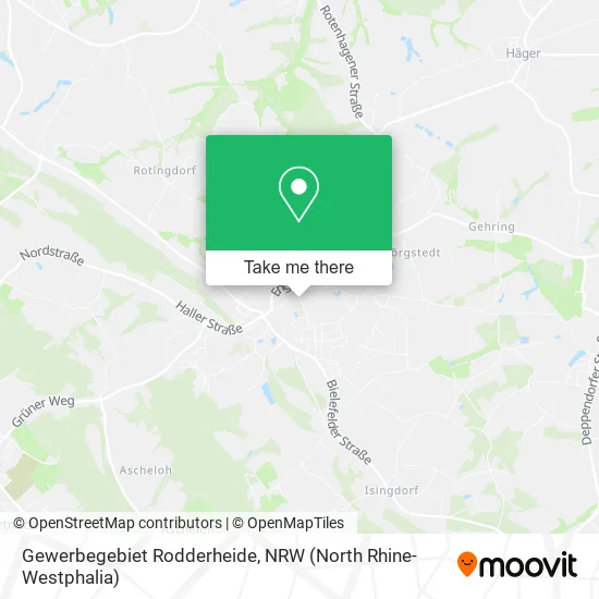 Карта Gewerbegebiet Rodderheide