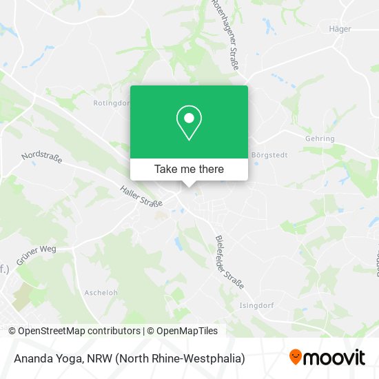 Ananda Yoga map