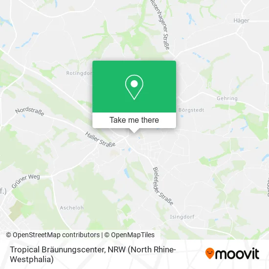 Карта Tropical Bräunungscenter