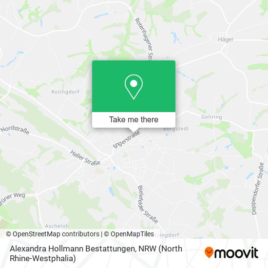 Alexandra Hollmann Bestattungen map
