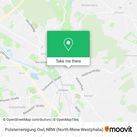 Polsterreinigung Owl map