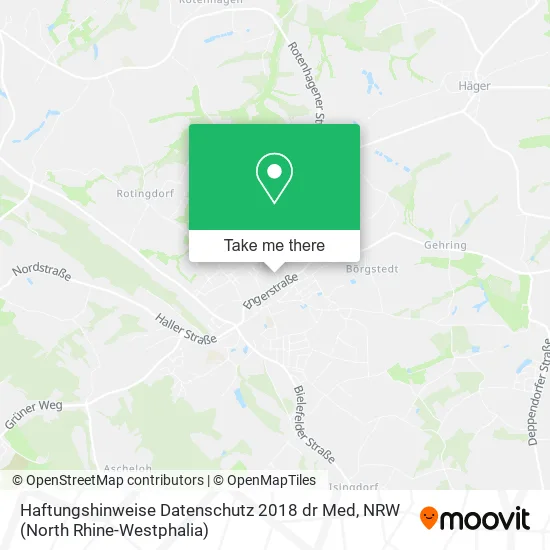 Карта Haftungshinweise Datenschutz 2018 dr Med