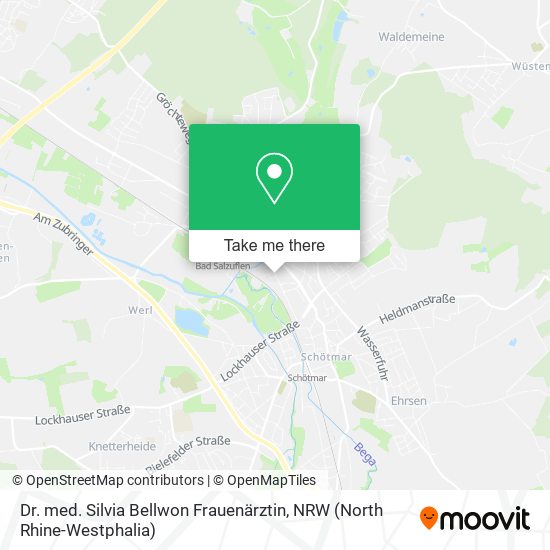 Dr. med. Silvia Bellwon Frauenärztin map