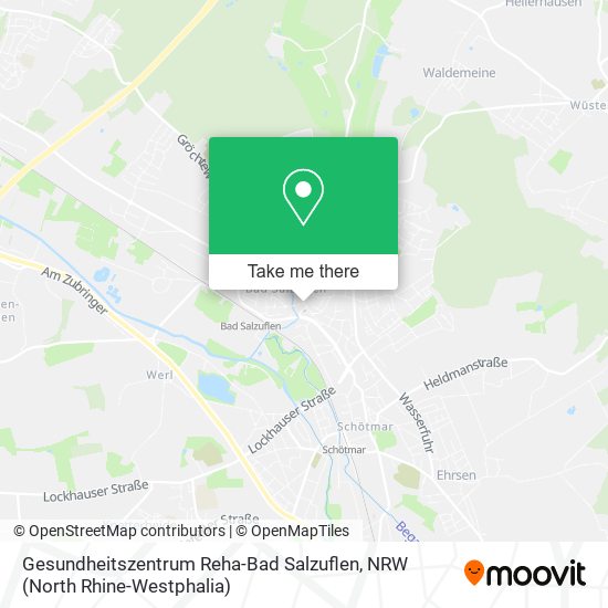 Gesundheitszentrum Reha-Bad Salzuflen map