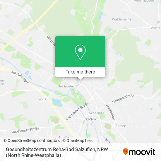 Карта Gesundheitszentrum Reha-Bad Salzuflen