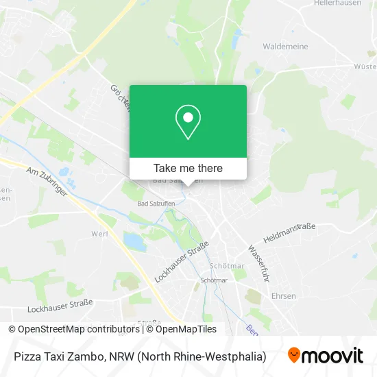 Pizza Taxi Zambo map