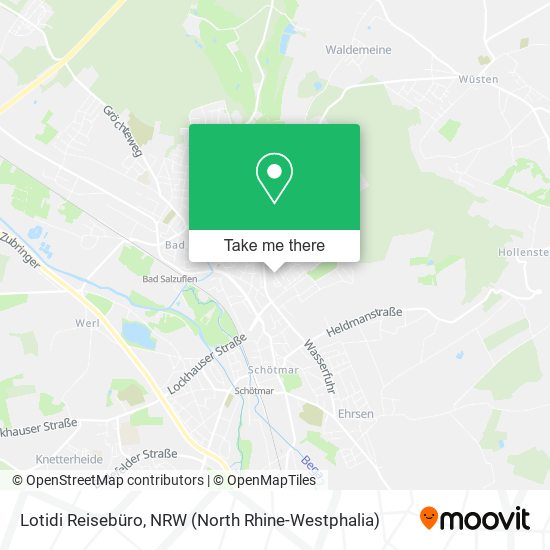 Lotidi Reisebüro map