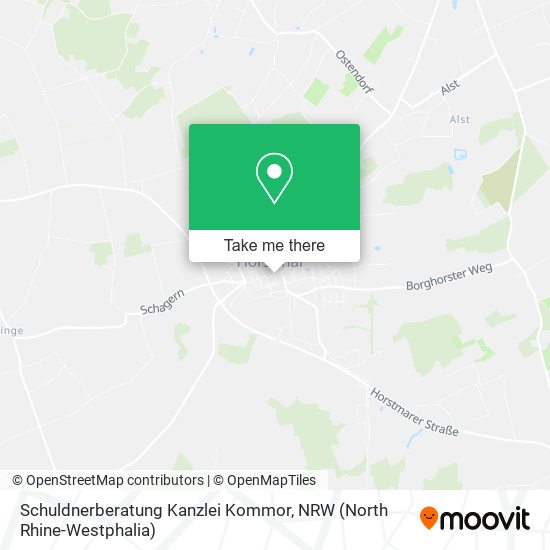Schuldnerberatung Kanzlei Kommor map