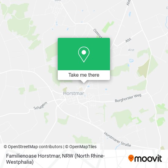 Familienoase Horstmar map