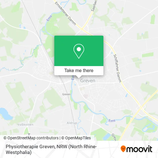 Карта Physiotherapie Greven