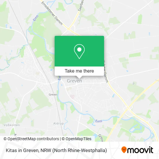 Карта Kitas in Greven