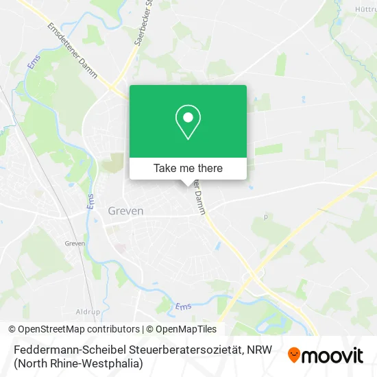 Карта Feddermann-Scheibel Steuerberatersozietät