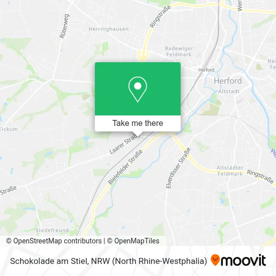 Schokolade am Stiel map