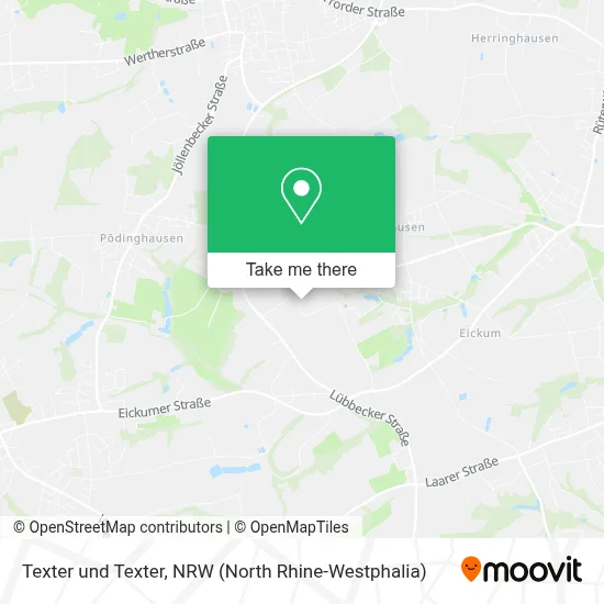 Texter und Texter map
