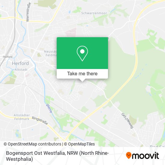 Bogensport Ost Westfalia map