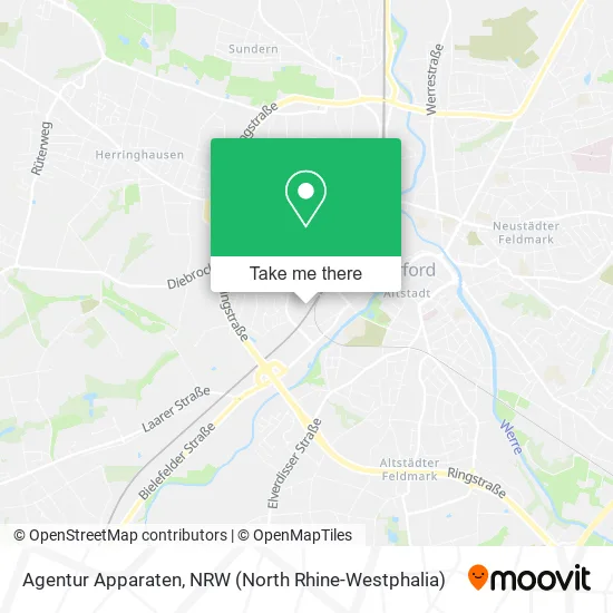 Карта Agentur Apparaten