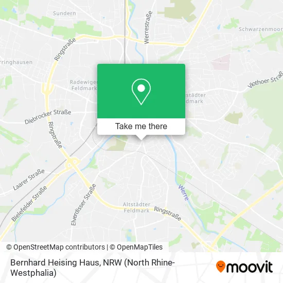 Bernhard Heising Haus map