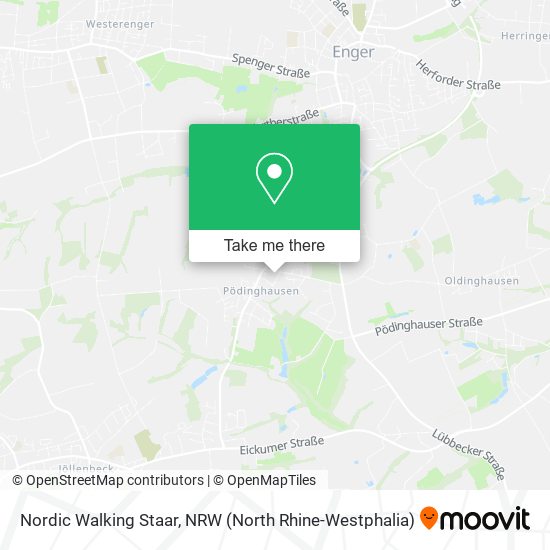 Nordic Walking Staar map