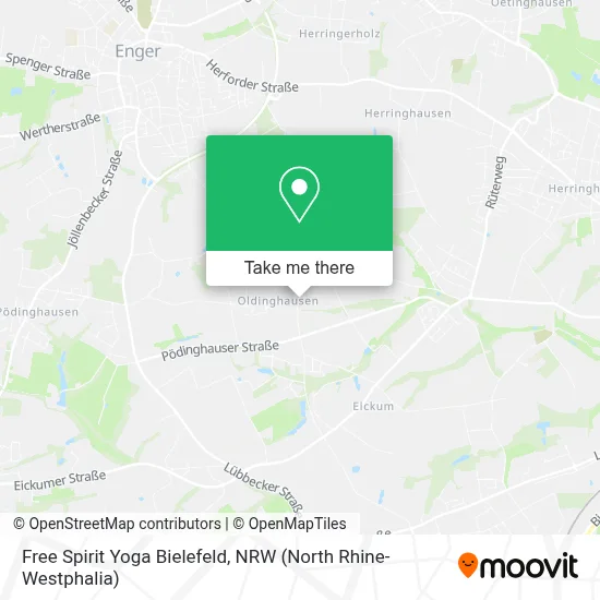 Free Spirit Yoga Bielefeld map