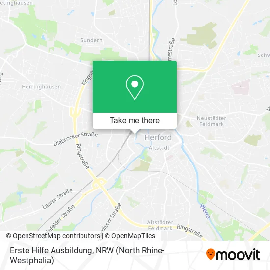 Карта Erste Hilfe Ausbildung