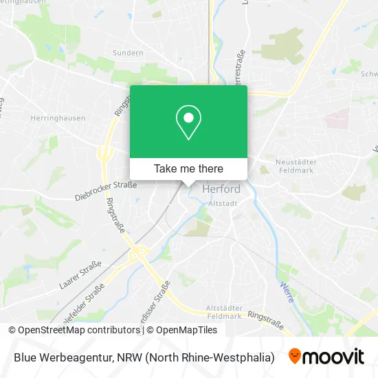 Blue Werbeagentur map