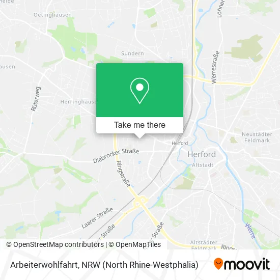 Карта Arbeiterwohlfahrt