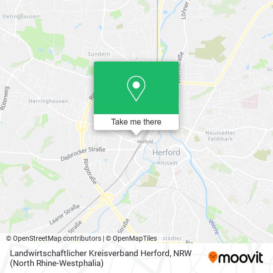 Landwirtschaftlicher Kreisverband Herford map