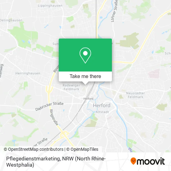 Карта Pflegedienstmarketing