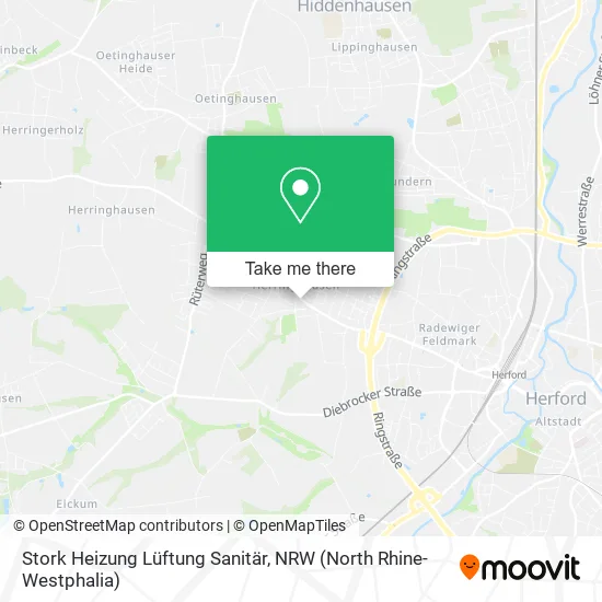 Карта Stork Heizung Lüftung Sanitär