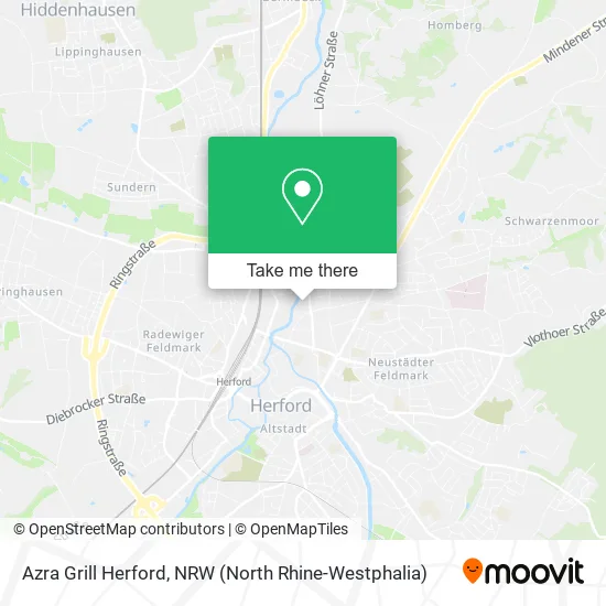 Azra Grill Herford map
