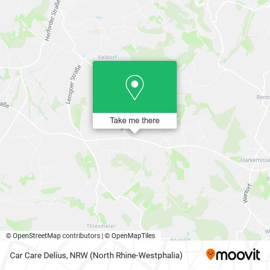 Car Care Delius map