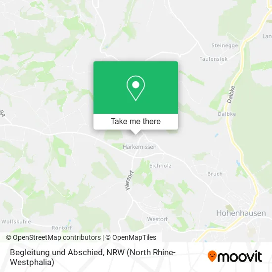 Карта Begleitung und Abschied