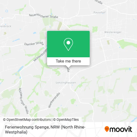 Карта Ferienwohnung Spenge