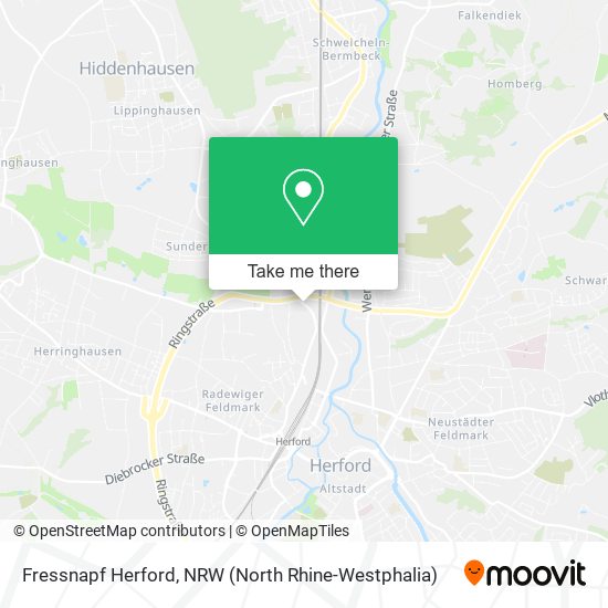 Fressnapf Herford map