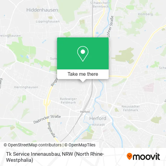Карта Tk Service Innenausbau