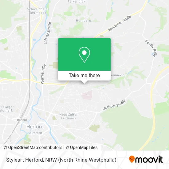 Styleart Herford map