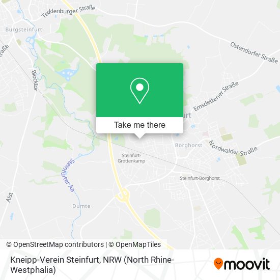 Kneipp-Verein Steinfurt map