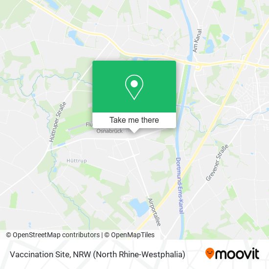 Vaccination Site map