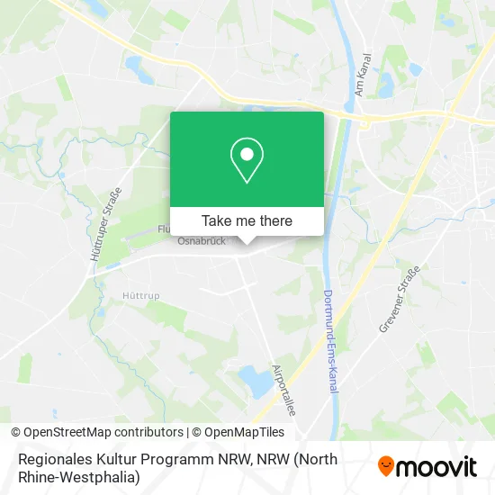 Карта Regionales Kultur Programm NRW