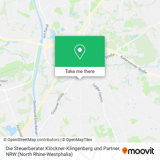 Die Steuerberater Klöckner-Klingenberg und Partner map