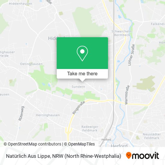 Natürlich Aus Lippe map