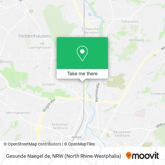 Gesunde Naegel de map