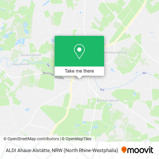 ALDI Ahaus-Alstätte map