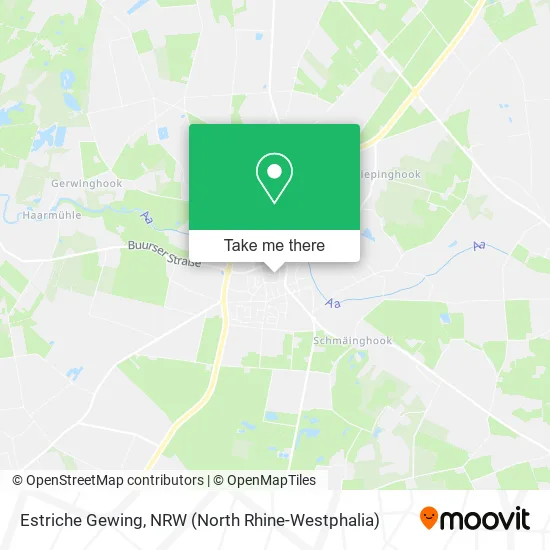 Карта Estriche Gewing